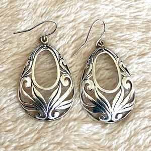 925 Sterling Silver Filigree Earrings